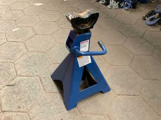 Béquille d’essieu vers l’ouest (2x)