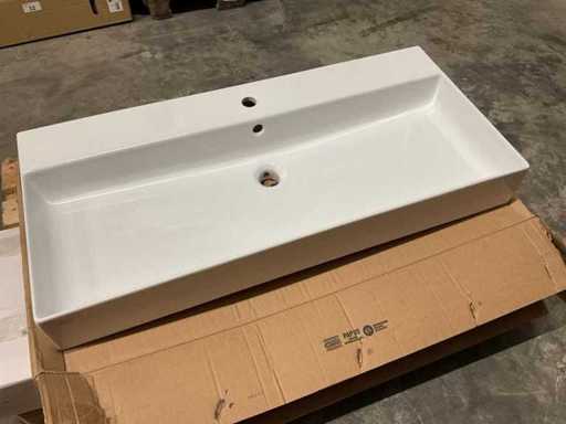 Detremmerie Slim Square 100x46cm Wastafel