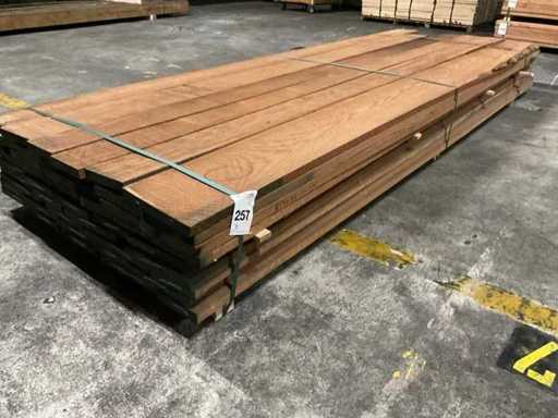 Thermo eiken planken 26 mm ca. 0,850 m³