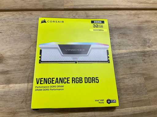 Vengeance RGB DDR5, 2 x 16GB, 6000MHz