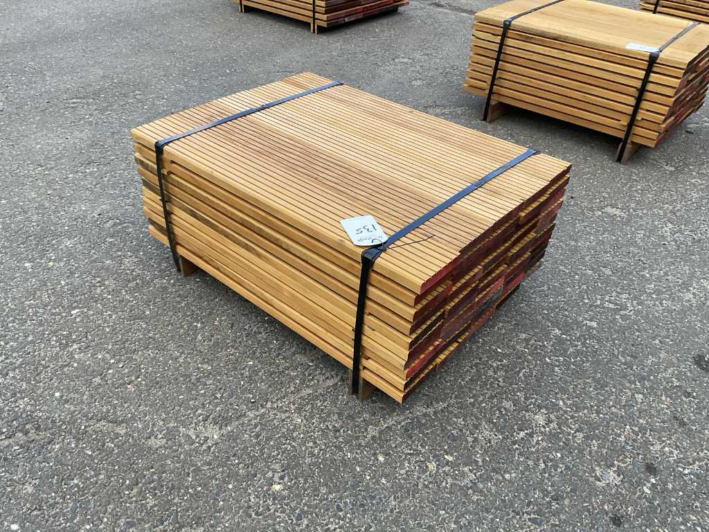 Pachet Decking Board Hardwood Planed (Bilinga)