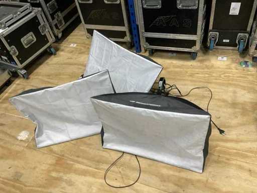 Bresser BR-TP240 5500K 625W 50x70cm Softbox avec trépied (3x)