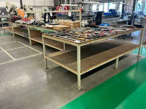 Table de travail 244x122cm (4x)