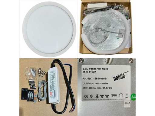 *NUOVI* Pannelli LED Nobilé, lampade pendenti e luci a soffitto, vari modelli (60 pezzi)