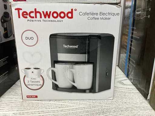 Aparat de cafea Techwood Duo Tca-206 (2x)