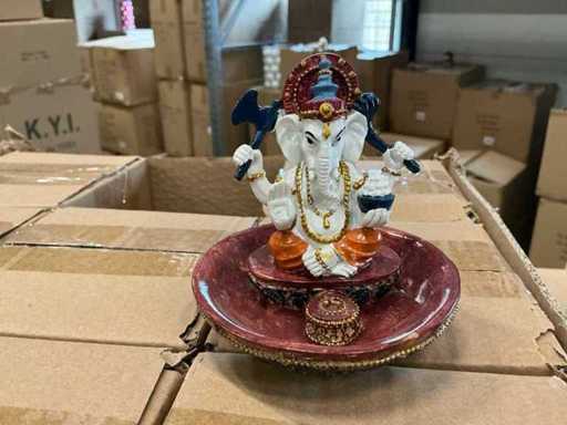 Partij Ganesha wierookhouders H10cm (81x)