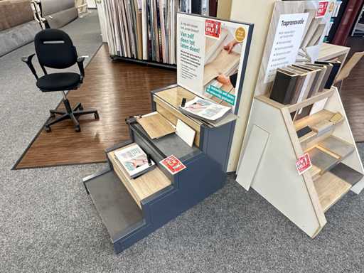 Marée d’escalier pour meubles de présentation (2x)