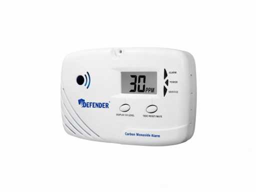 Détecteur de monoxyde de carbone Defender CA6150 alimenté par lithium - alarme