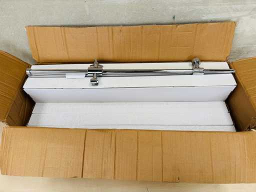 (x4) Bară de duș din alamă cromată 