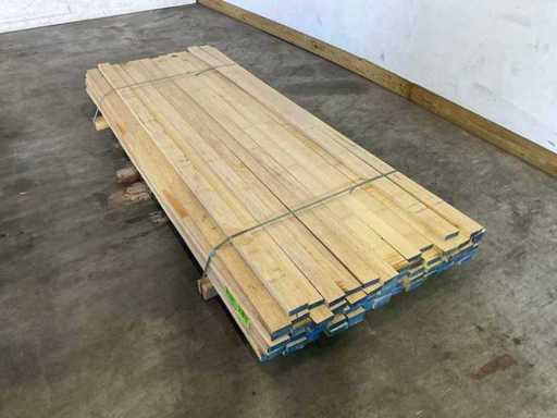 Étagère Fraké - 275x7,5x2,3 cm (79x)