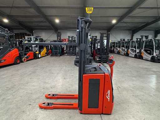 Serviciu 2019 + UVV 06/2027 Linde L16i 1.600kg Duplex 284cm scală Platformă Stacker Ant 7.971 ore