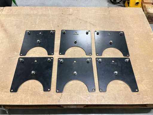 Monitor piastre adattole VESA per supporti da parete Audipack (6x 200x200mm)