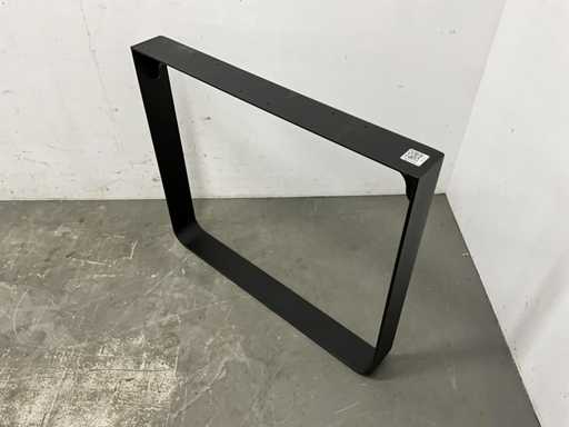 Industriële metalen tafelpoot (2x)