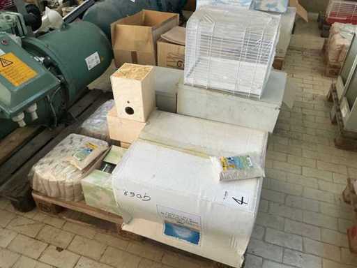 Stock of various accessories for animals