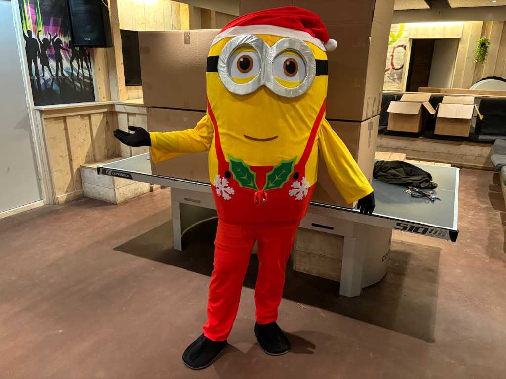 Christmas Minion mascot