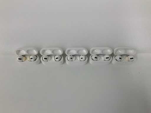 Apple - Airpods Pro, z etui ?aduj?cym - MWP22AM/A + Airpods Pro 2, z etui ?aduj?cym - MTJV3AM/A (5x)