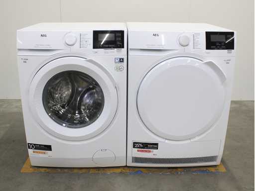 AEG 7000 Serie | Lavamat ProSteam Technology Waschmaschine & AEG 6000 Serie | Lavatherm ProSense Technologie Wäschetrockner