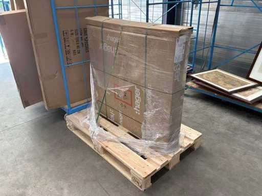 Distribuitor de câmp Hager cu 288 de module, 4 coloane de câte 6 rânduri