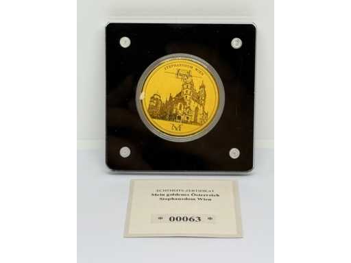 1/200 oz 999 aur fin Catedrala Sfântul Ștefan din Viena