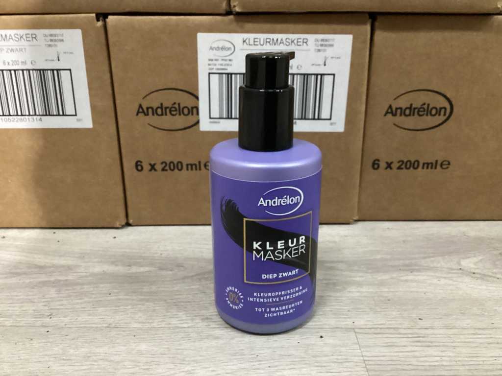 Andrelon - Kleur masker - Diep Zwart - Haarverzorging (96x)