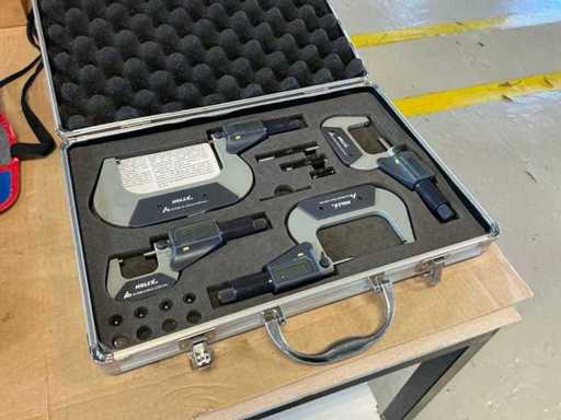 Zestaw zewnętrzny mikrometru Holex 42 1508 0-100 mm