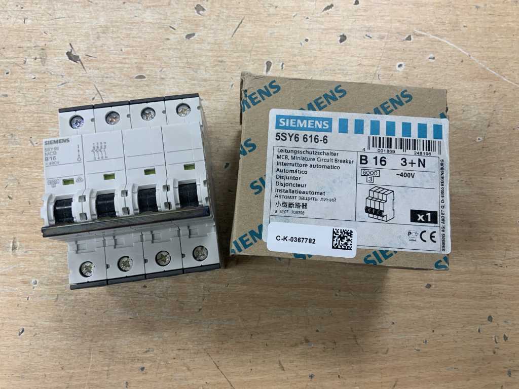 Siemens 5SY6 616-6 Circuit breaker (18x)