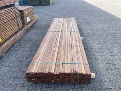 Guyana Teak Slats Planed 3350x40x27mm (159x)