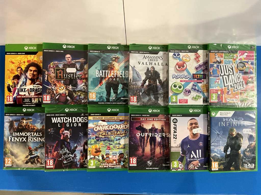 12 jeux XBOX SERIES X assortis (Collection A)