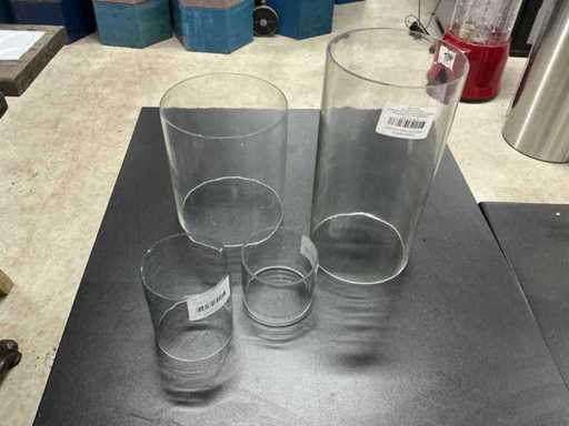 Riviera maison Glazen cilinders zonder voet (38x)