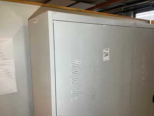 Cabinet with contents