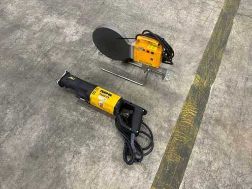 Welding mirror and reciprocating saw