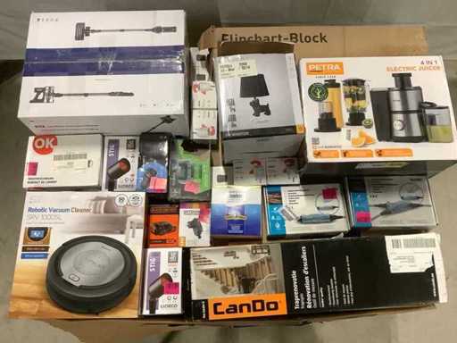 Marchandises de retour de palettes