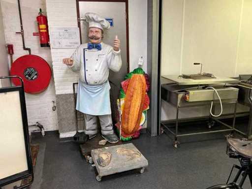 Polyester-Bagerei-Werbepuppe