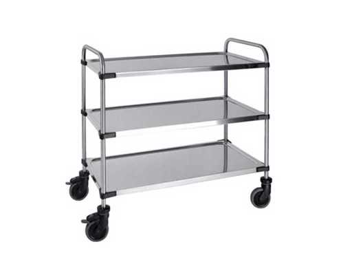 Rieber Serving Trolley mit 3 Regalen 870x570x950mm | Neu