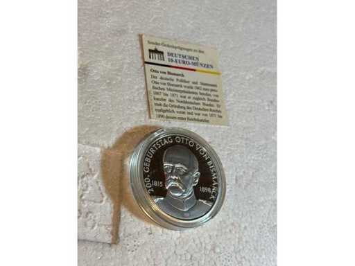 Special commemorative coin for the German 10 Euro coins • Otto Von Bismarck