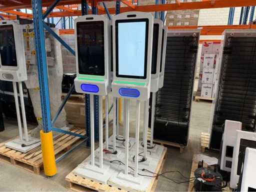 Colonne de désinfection avec affichage des informations (6x)