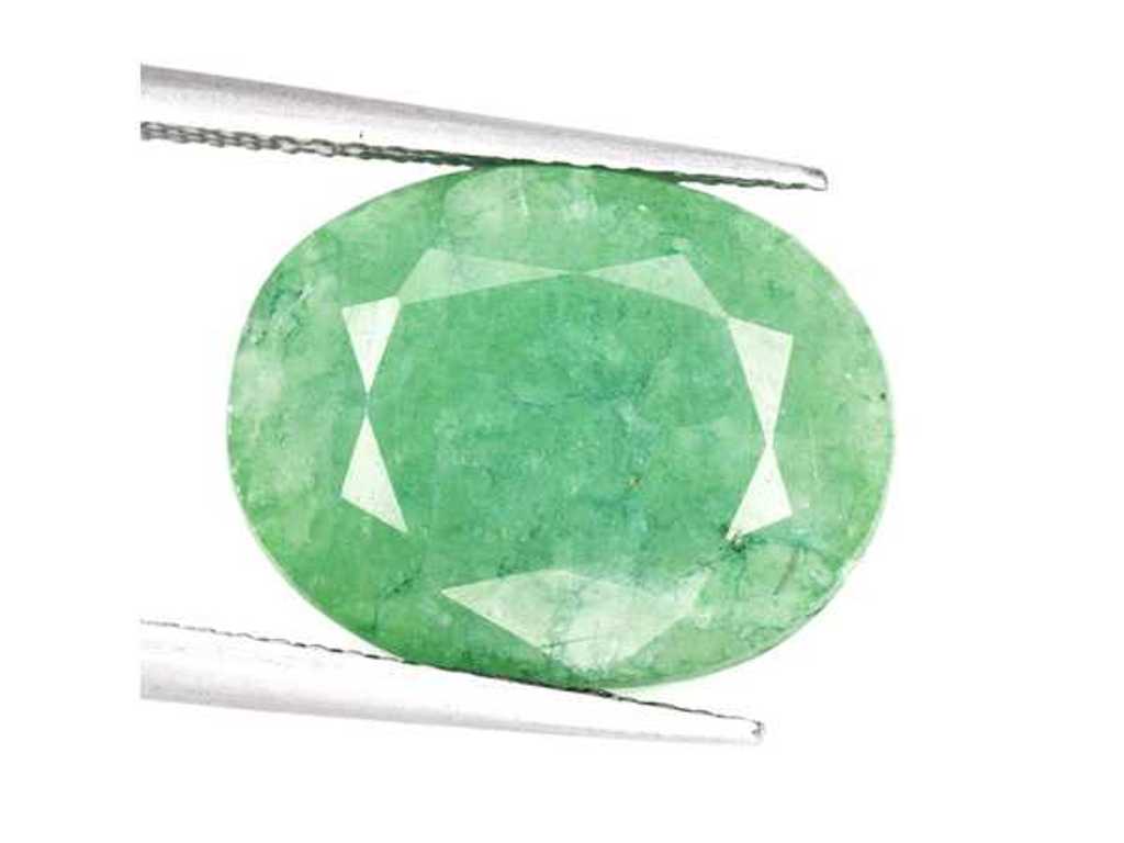 Natural Beryl (Green - Emerald type) 7.68 Carat