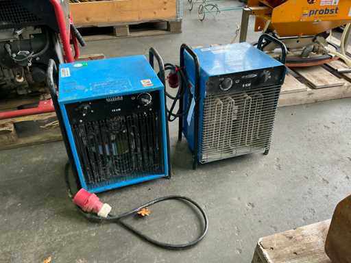 Allegra 9 kW / 15 kW chauffage de construction (2x)