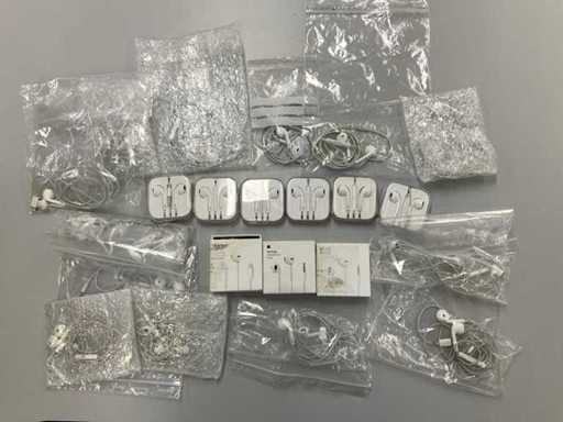 Apple - Earpods Lightning, connecteur 3,5 mm ou USB-C (22x)