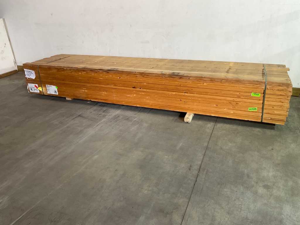 Spruce slat 390x9.5x1.8 cm (100x)
