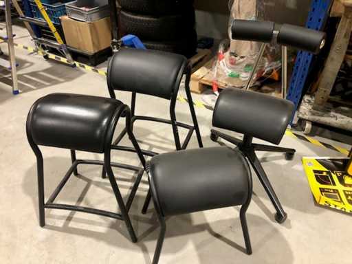 Zami - Sgabello ergonomico (4x)