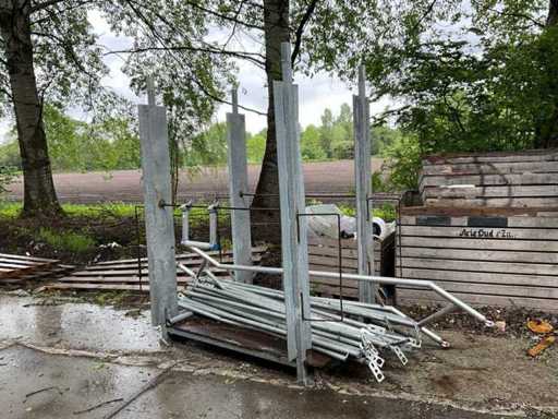 Partij bouwhek schoren in juk (2x)