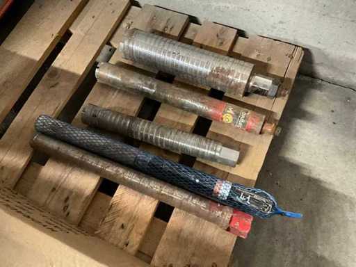 Lot of various diamond drills (10x)
