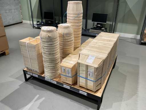 Lot de co?uri din lemn