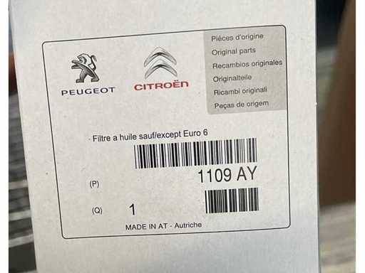 (910x) Peugeot Citroen OEM - 1109AY - Oliefilter