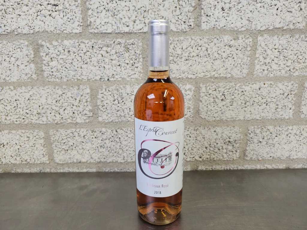 2018 - L Esprit - Couvent Bordeaux - Rose wijn (6x)