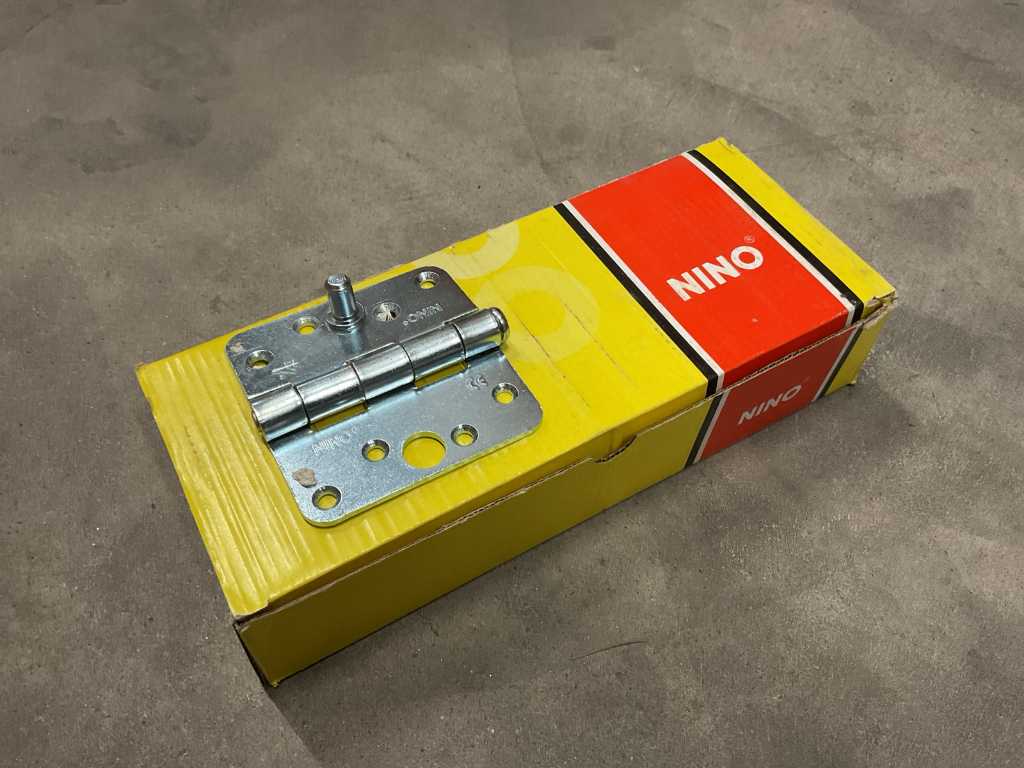 Nino - Con angolo tondo - SKG** - 89x89mm - 1206115 - Scatola da 12 pezzi cerniere di sicurezza (9x)