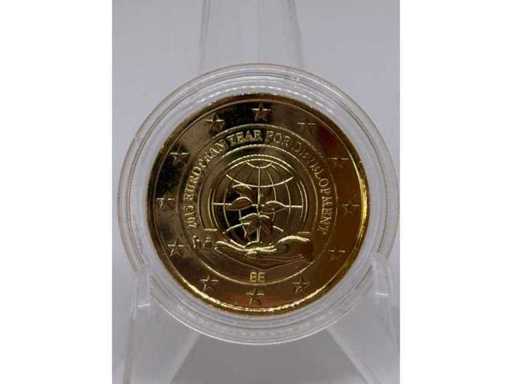 Médaille d’or 2 euros – Année européenne du développement – Belgique 2015