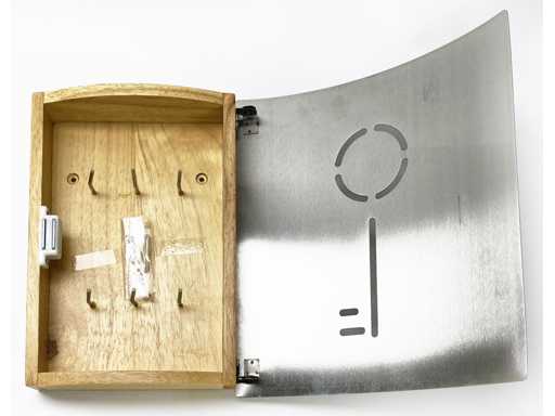 *NOU* Cutie de chei Elecsa Design din oțel inoxidabil (47 de unități)