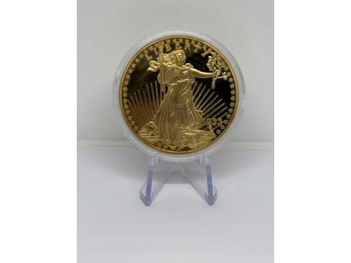 20 Dollars 1933 Liberty Medal Gold Plated
